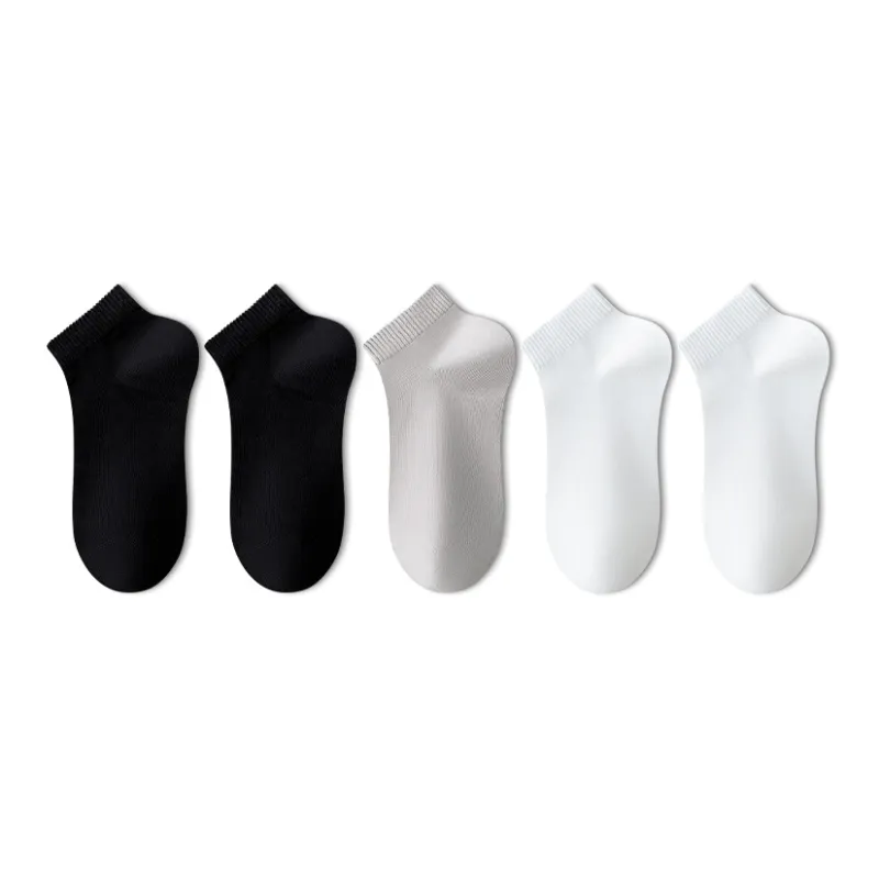 LUOLIAN Ankle Socks Men's 5 Pack-0