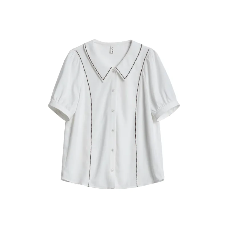 Mambe Shirts Women's White-0