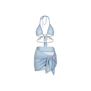 LUYOUYE Bikinis Women's Sky Blue