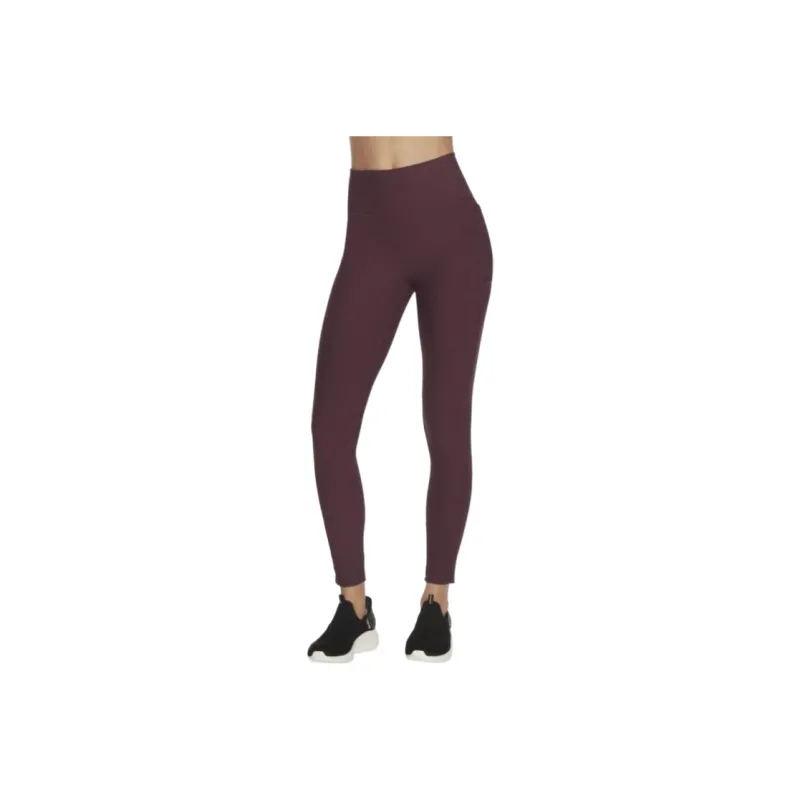 Skechers GO FLEX RIB Yoga Pants Women's Red BUPK-0