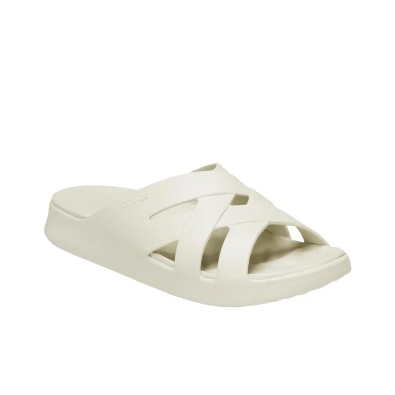 Crocs Abrasion Resistant Slide Slippers Women's Ivory-1