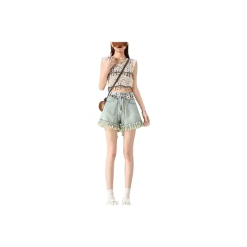 ABBY GODDESS Denim Shorts Women's