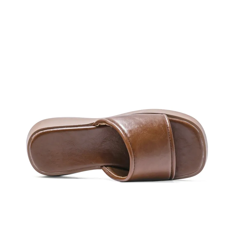Take The Qin Rubber Sole Quiet Slip Resistant Cushioning Slide Slippers Women's-10