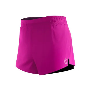 Qinkung Sports Shorts Men's Neon Pink