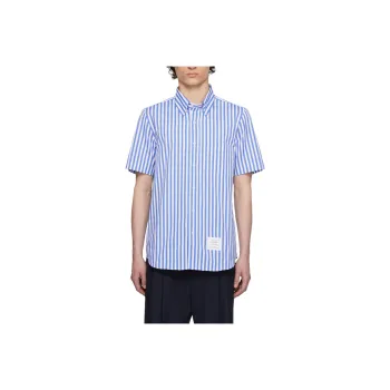 THOM BROWNE Shirts Men Blue