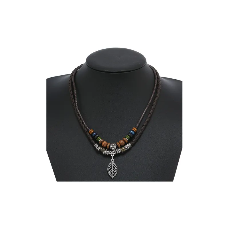 CHRROTA Leather Necklaces Unisex-4