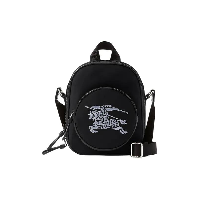 Burberry PU Portable Crossbody Bag, Shoulder Bag Kids' Black-0