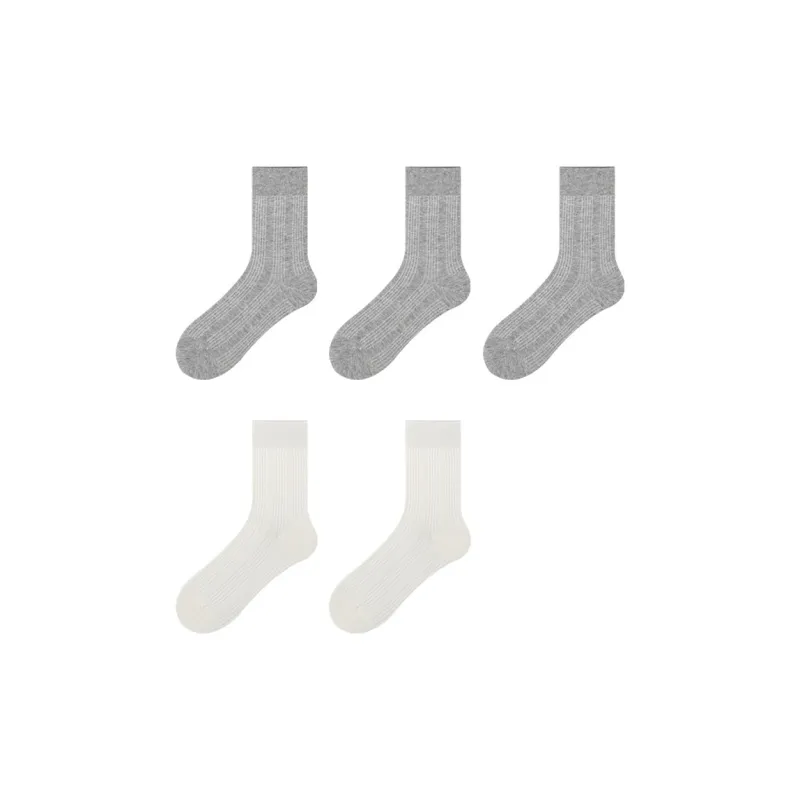 Top Melon Mid Calf Socks Women's Combo Set-30