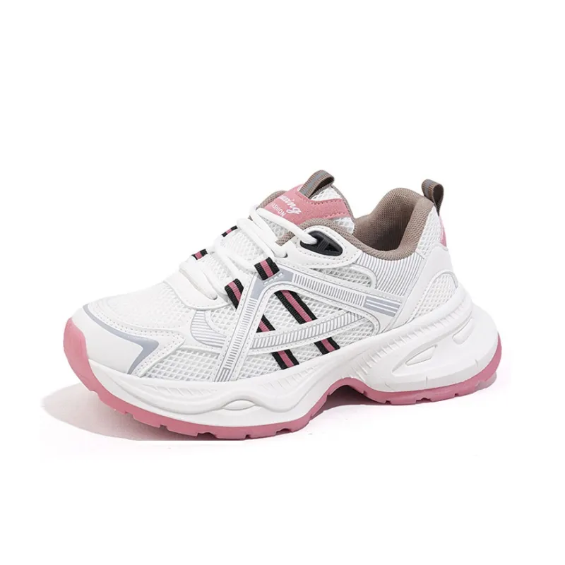Gai Renpu Anti Slip And Wear Resistant Height Increasing Low Top Chunky Sneakers Women's-5
