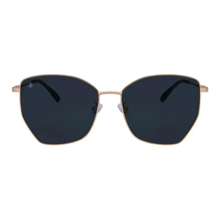 VEGOOS TR/Memory Plastic Plate And Metal Irregular Shape Sunglasses Women's Multicolor-3