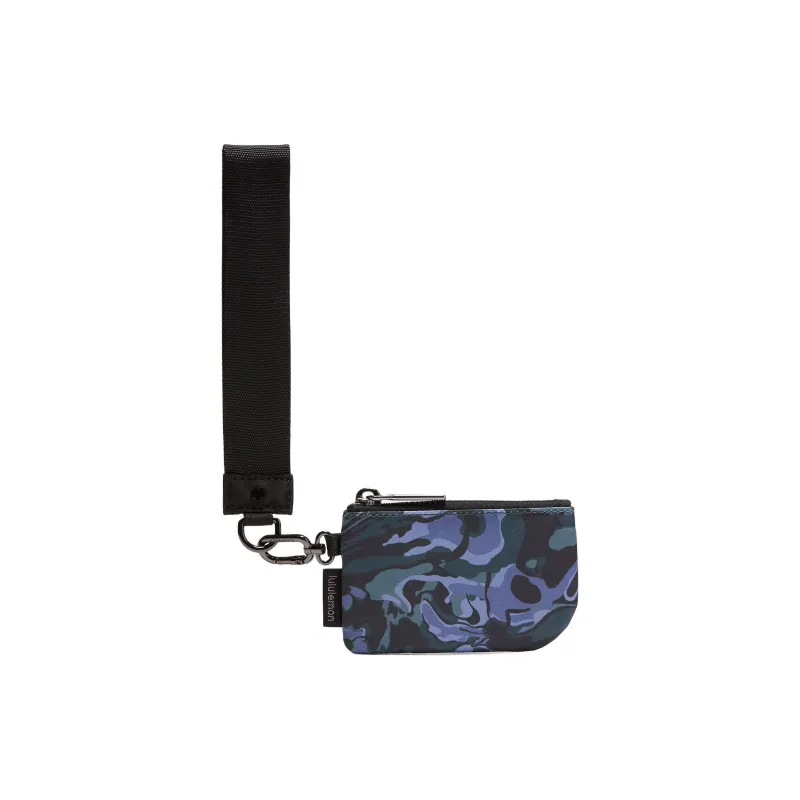 Lululemon Polyester Coin Purse Unisex Black With Camouflage-2