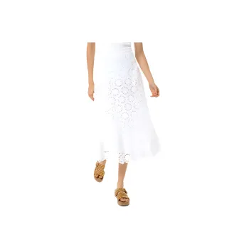 MICHAEL KORS MMK Casual Long Skirt Women's White