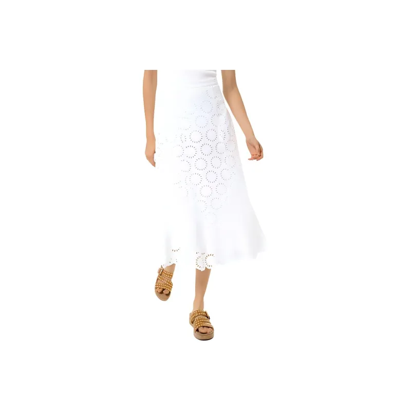 MICHAEL KORS MMK Casual Long Skirt Women's White-0