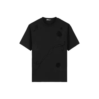 ANDREW MACKENZIE T Shirts Men Black