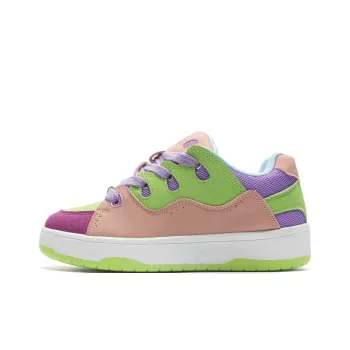 NANJIREN Low Top Skateboard Shoes Unisex Neon Pink