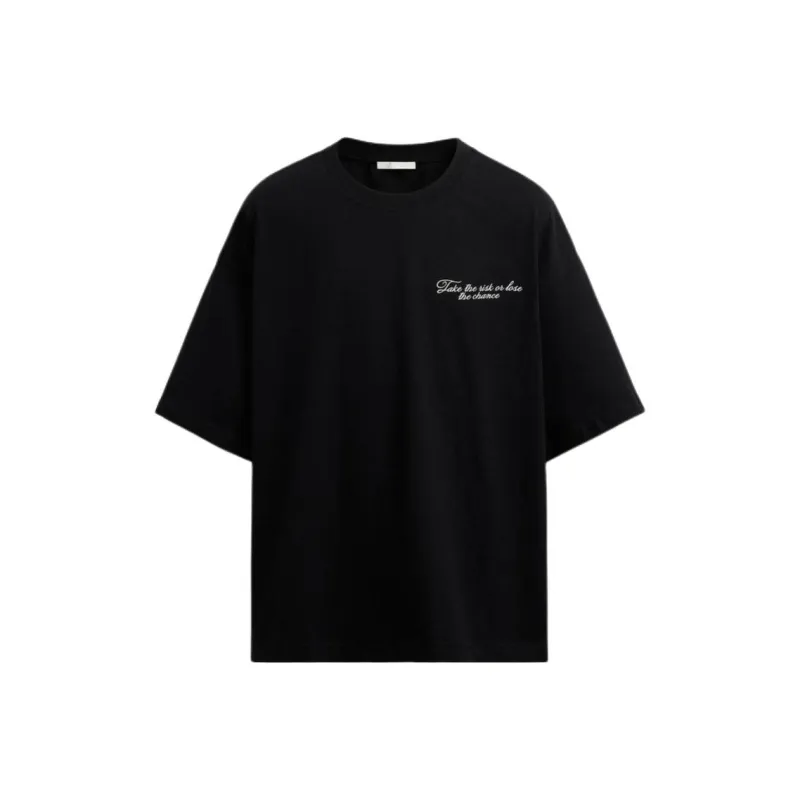 ZARA T Shirts Men Black-0