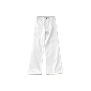 BABUGGE Jeans Unisex White