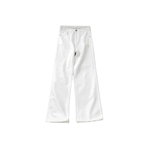 BABUGGE Jeans Unisex White