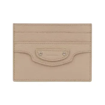 Balenciaga Neo Classic Calfskin Card Holder Women's Brown