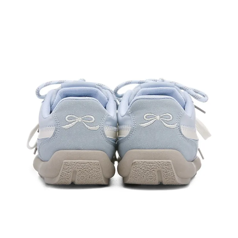 Ordifen Low Top Skateboard Shoes Women's Light Blue-3