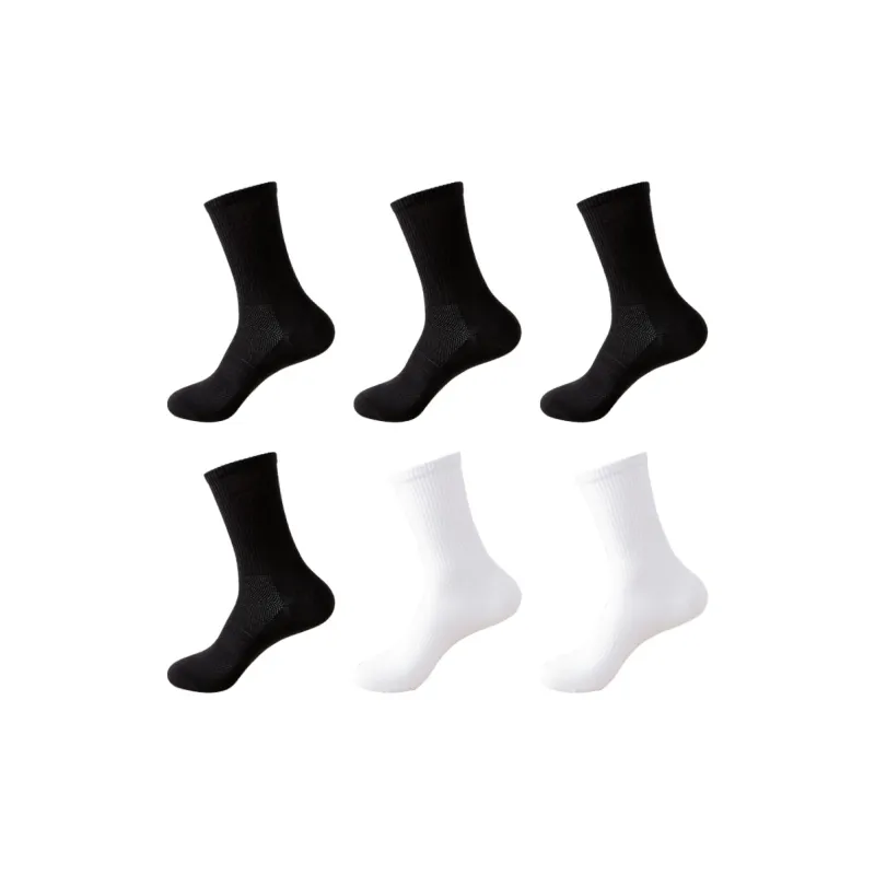 PLANDOO Mid Calf Socks Unisex 6 Pack-12