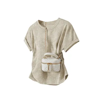 TOUCH T Shirt Women's Gray Khaki