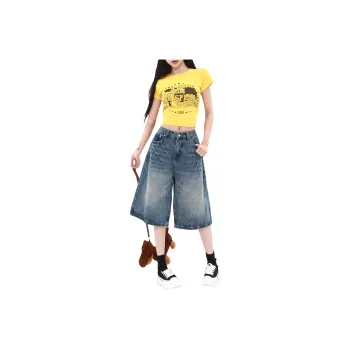 AURORA MUSE Denim Shorts Women's