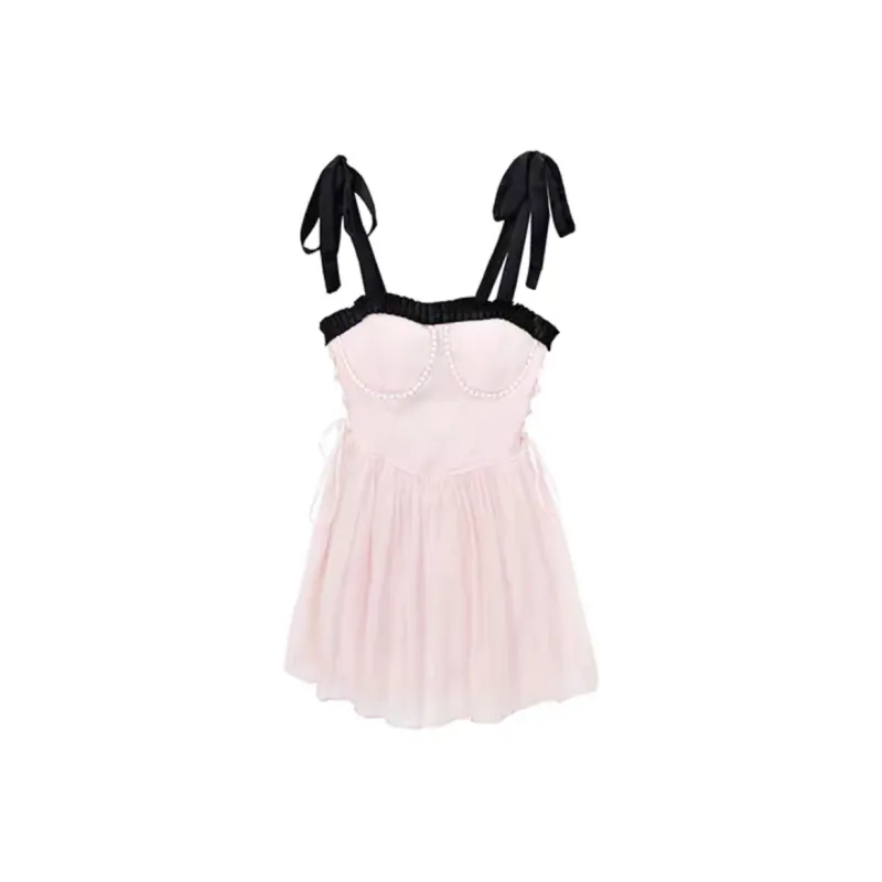 POPO.INFO Slip Dresses Women's Pink-0