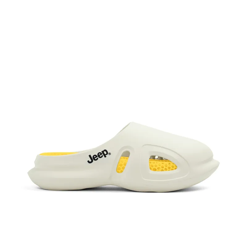 Jeep EVA Abrasion Resistant Slip Resistant Antibacterial Closed Toe Slippers Unisex-5
