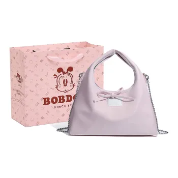 BOBDOG PU Shoulder Bag, Crossbody Bag, Handbag Women's Purple/Khaki