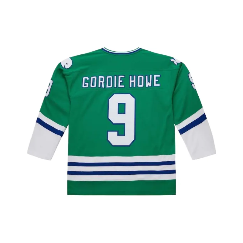 Mitchell Ness Nhl Dark 'Whalers 1979 Gordie Howe' Jersey-1