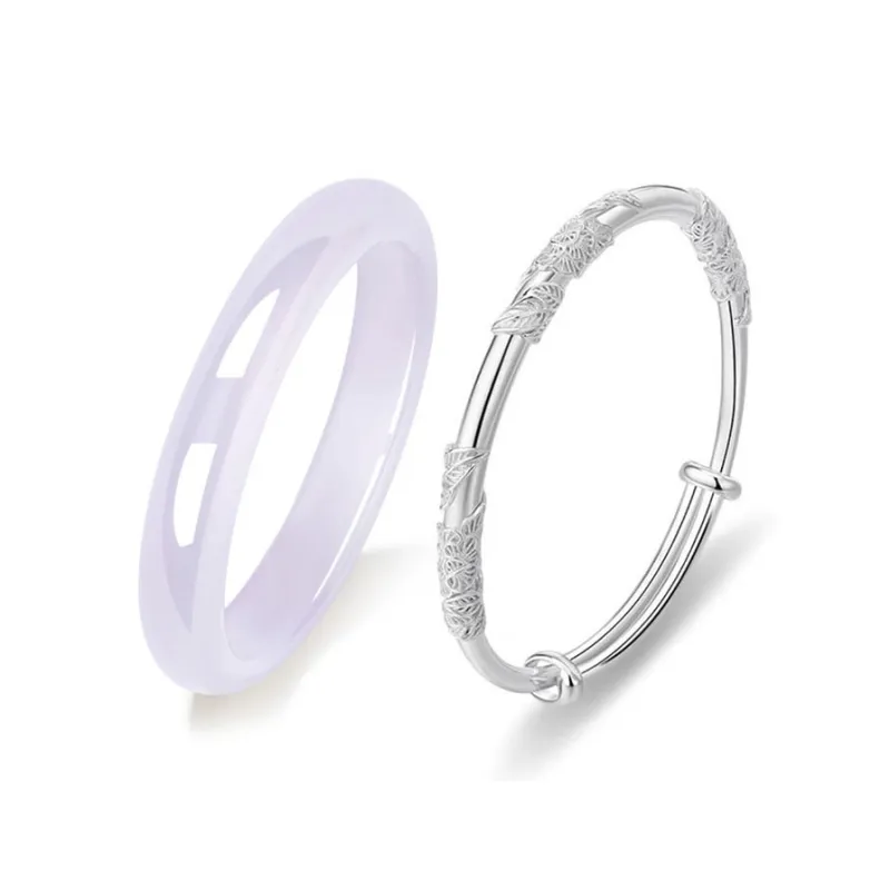 Yuxin Glass Cat Eye Bangles Unisex-0