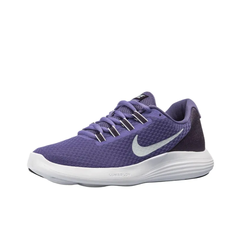 Nike Anti Slip Wear Resistant Low Top Running Shoes Women's Purple-2