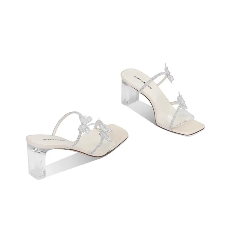 JESSICA SOPHIA Rubber Sole Slip Resistant Slide Slippers Women's-6