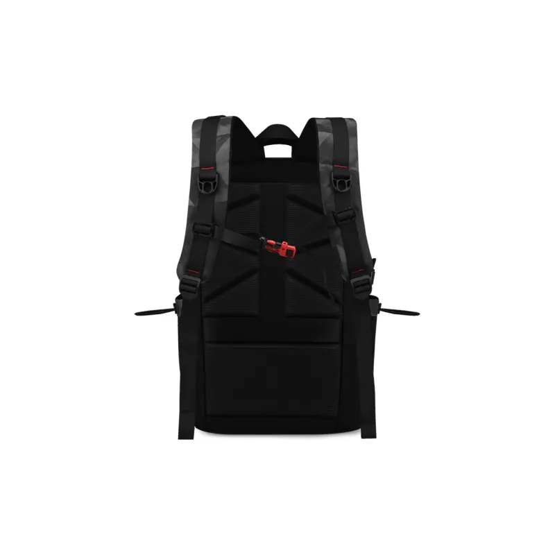 EDISON Repellent Oxford Cloth Backpack Regular Unisex Black Gray/Dark Blue/Black-4