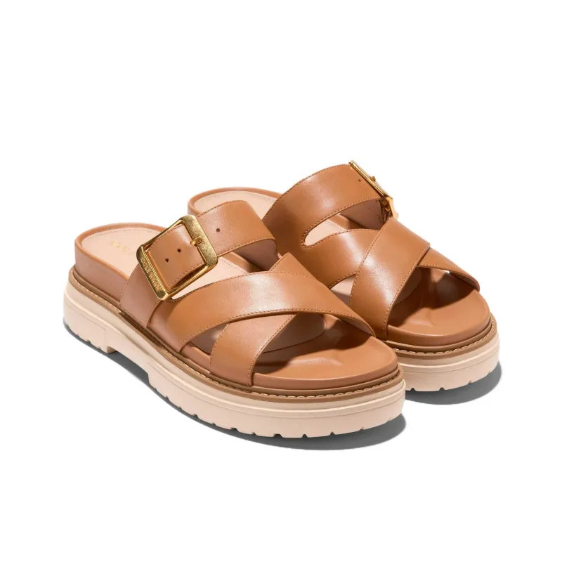 COLE HAAN Rubber Sole Slip Resistant Slide Slippers Women's Brown-2