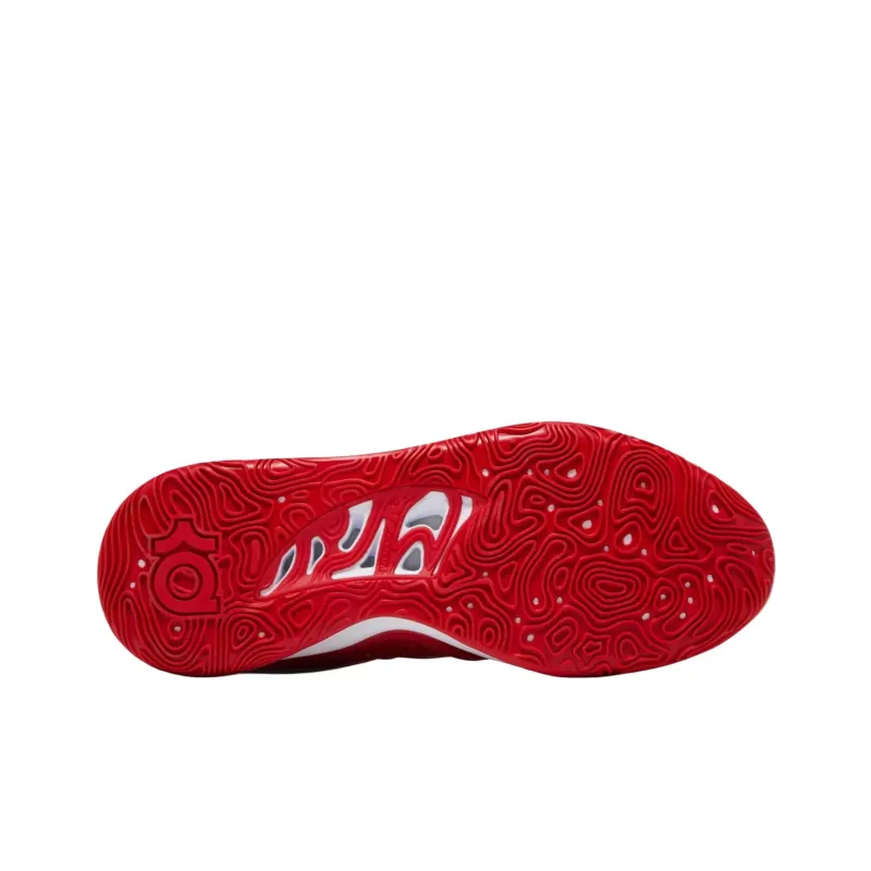 Nike KD 15 Anti Slip Wear Resistant Low Top Basketball Shoes Men's Red-4