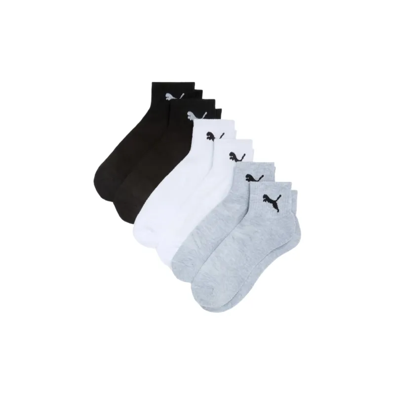 PUMA Calcetines Cuarto De Caña De Media Toalla Para Hombre 6 Pares-2