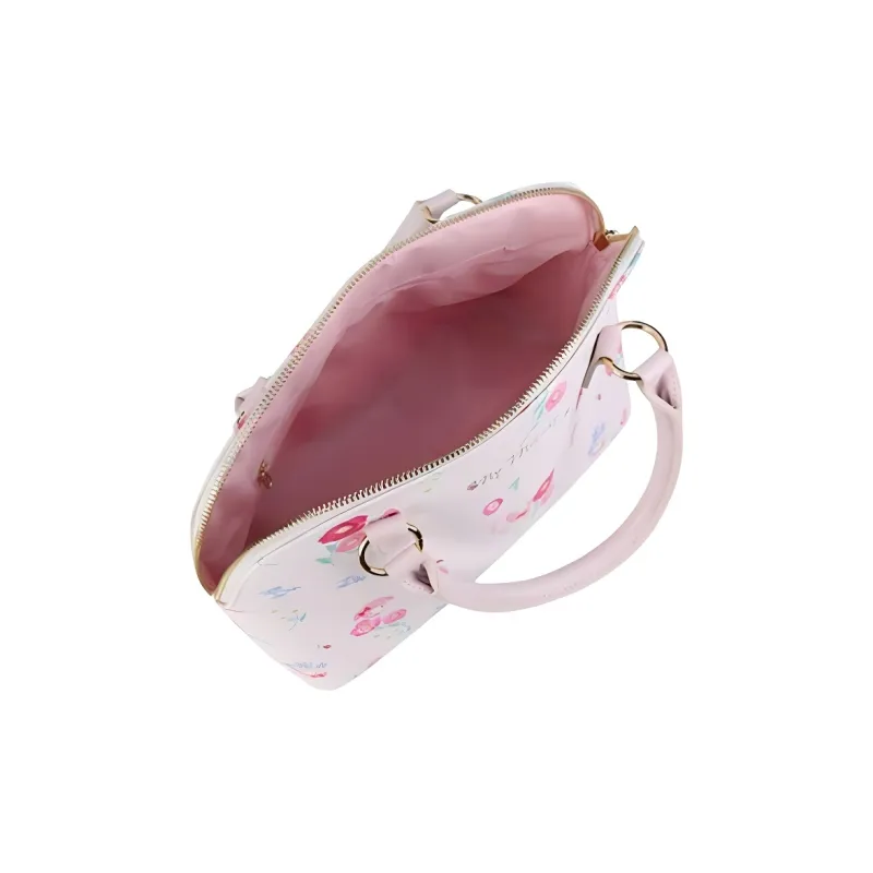 Sanrio Melodi PU Handbag Women's White/Pink-3