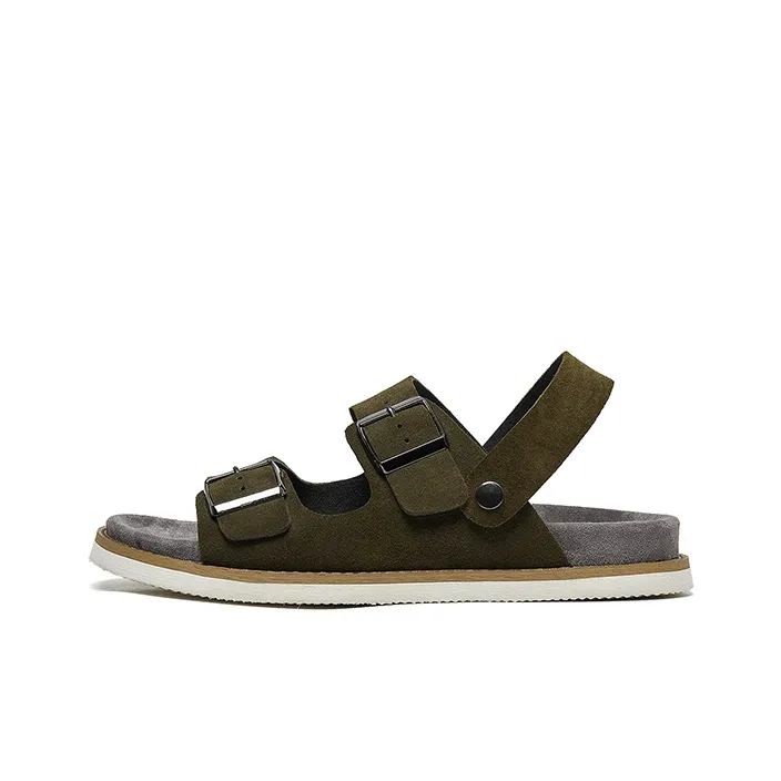 Lee Cooper Beach Sandals Men Yellow Brown/Jasper-4