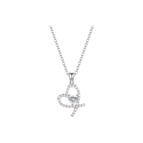 Barbie FOREVER MELODY Titanium Steel Necklaces Unisexs Women's Silver
