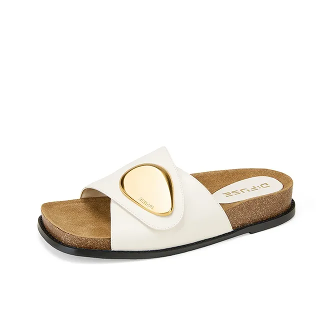 D FUSE SCANDINAVIA Rubber Sole Slip Resistant Slide Slippers Women's-6