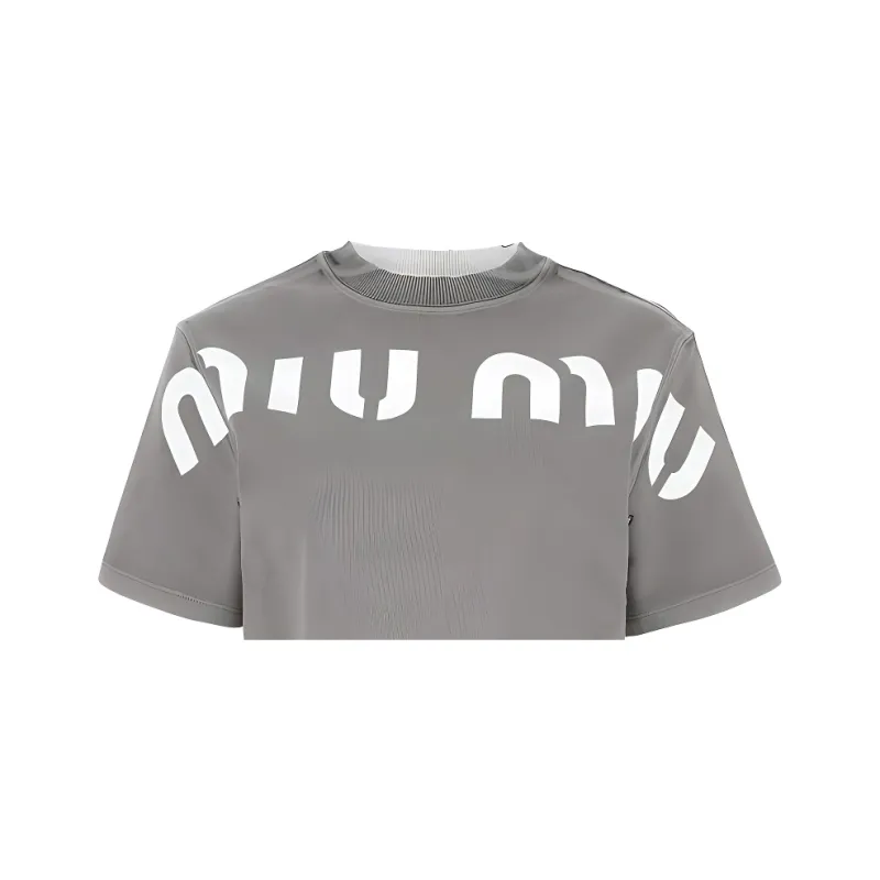 MIU MIU T Shirts Women's Brown-4