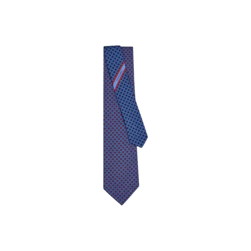 Ferragamo Patterned Silk Tie-1