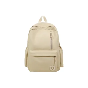 Meow In The Grass Nylon Backpack Unisex Black/Pink/Blue/Yellow/Khaki/Green/Purple