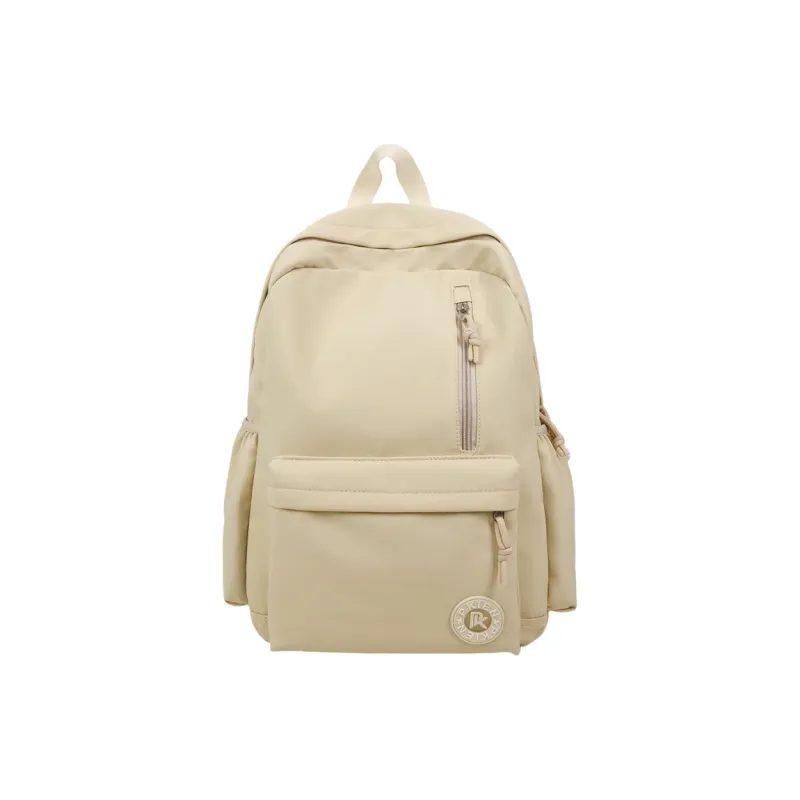 Meow In The Grass Nylon Backpack Unisex Black/Pink/Blue/Yellow/Khaki/Green/Purple-4