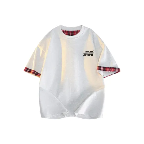 ribbed knit T-shirt
