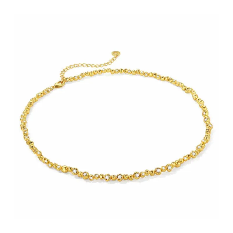 OOAK 18K Gold Plated Copper Necklaces Women's-0