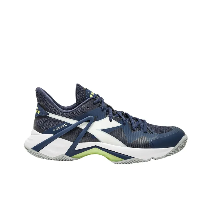 Diadora Anti Slip Wear Resistant Low Top Tennis Shoes Men's Dark Blue-1