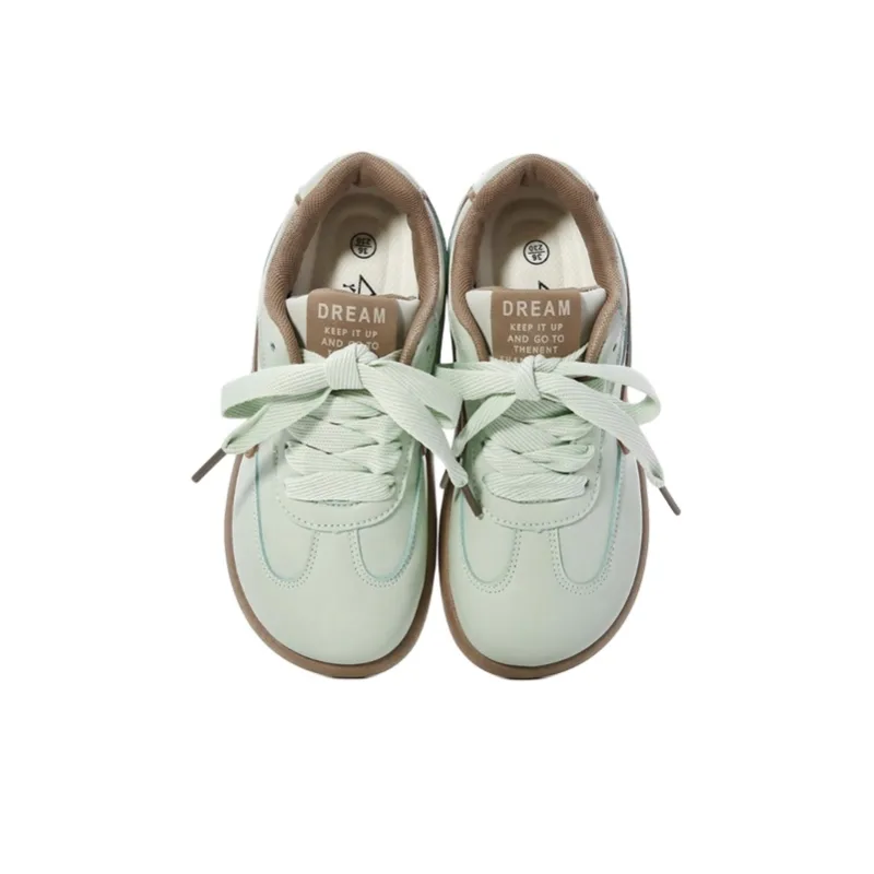 Ordifen Low Top Skateboard Shoes Women's Mint Chocolate-2